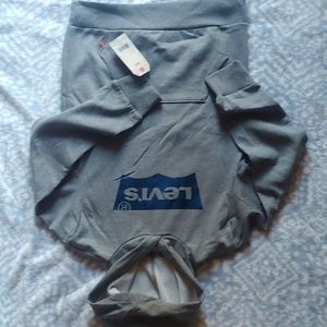 Levi's Women's Hoodie Gray Blue Size Large NWT